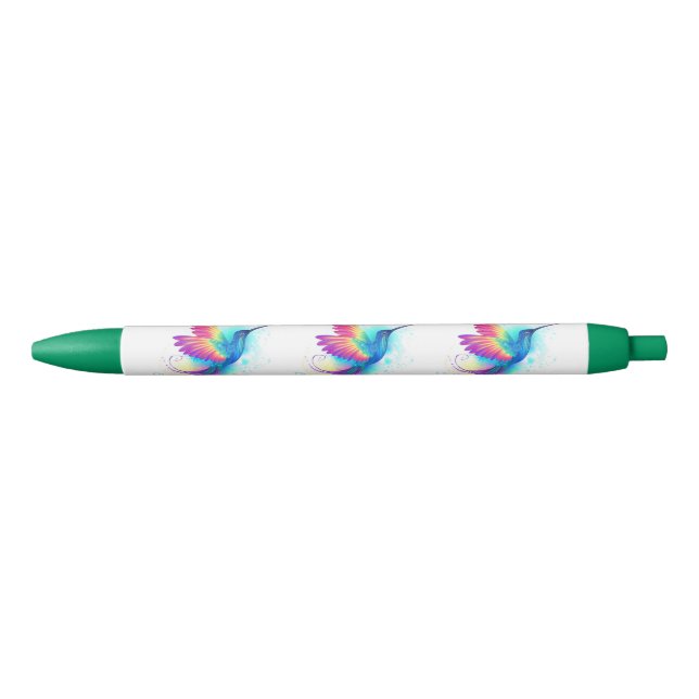 Stylo Noir Exotic Rainbow Hummingbird (Devant)