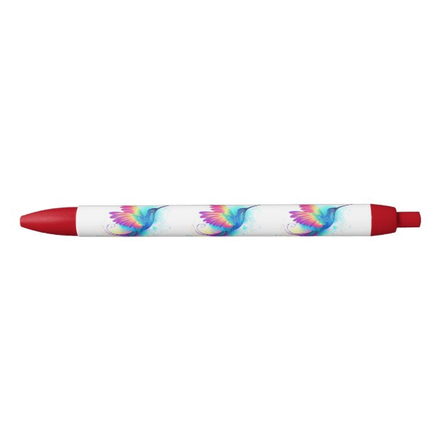Stylo Noir Exotic Rainbow Hummingbird (Devant)