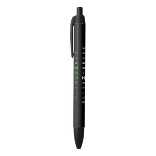 Stylo Noir fabriqué en italie