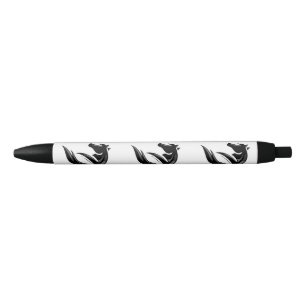 Stylo Noir Ferme de logos Horse Head