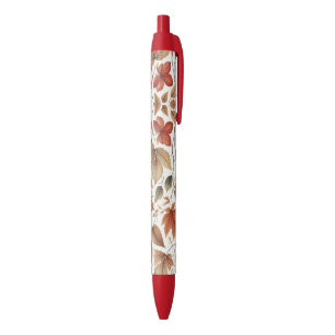 Stylo Noir Feuilles qui tombent
