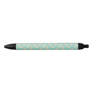 Stylo Noir Feuilles tropicaux