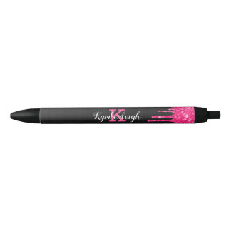Stylo Noir Fille Noir Hot Rose Parties scintillant Drivers No