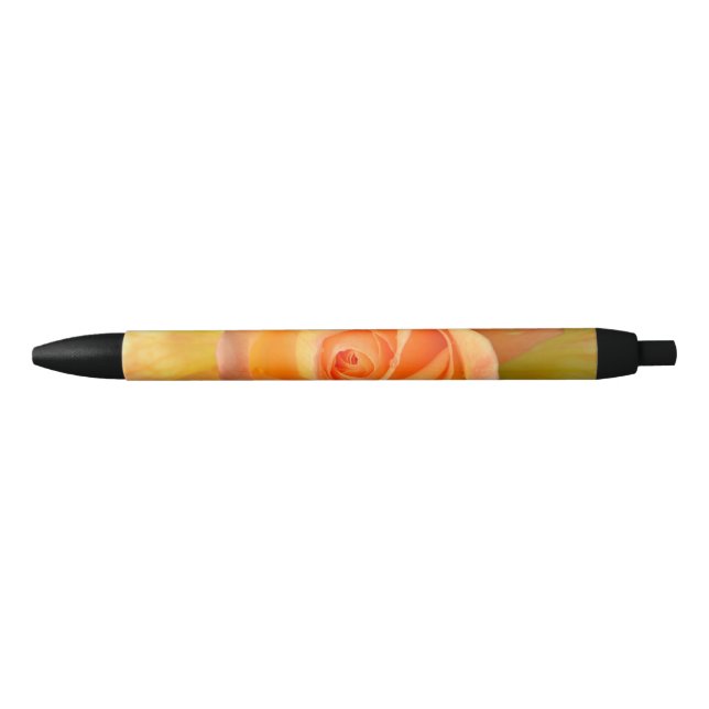 Stylo Noir Fleur Rose Chichewa Peach (Devant)