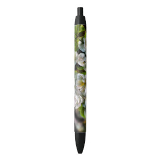 Stylo Noir Fleurs d'Apple