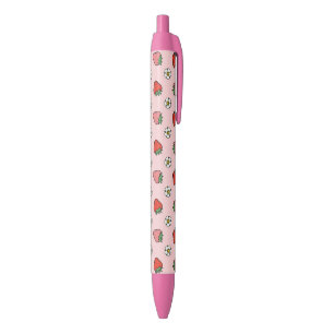 Stylo Noir Fraises