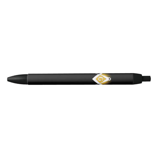 Stylo Noir Freemasonry symbol (Devant)