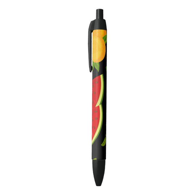 Stylo Noir Fruits d'agrumes (Haut (Vertical))