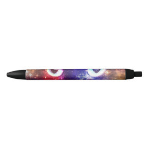 Stylo Noir Galaxie de chat Color Burst 