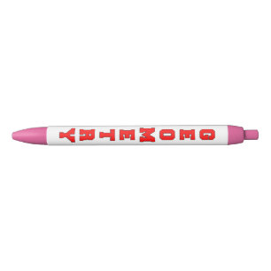 Stylo Noir Géométrie