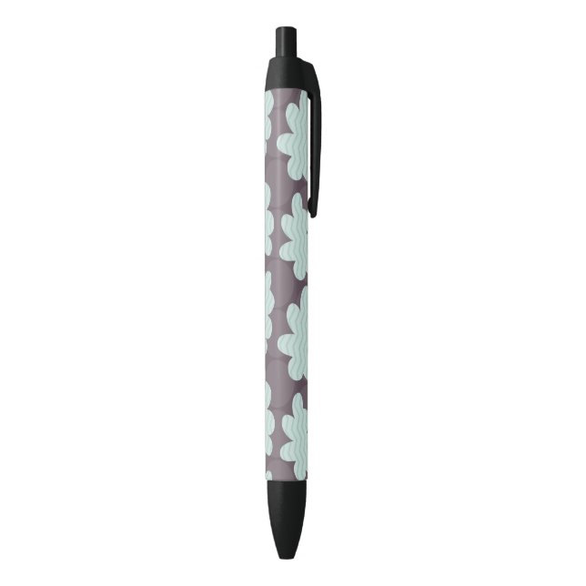 Stylo Noir Giraffe et nuages (Bas (Vertical))