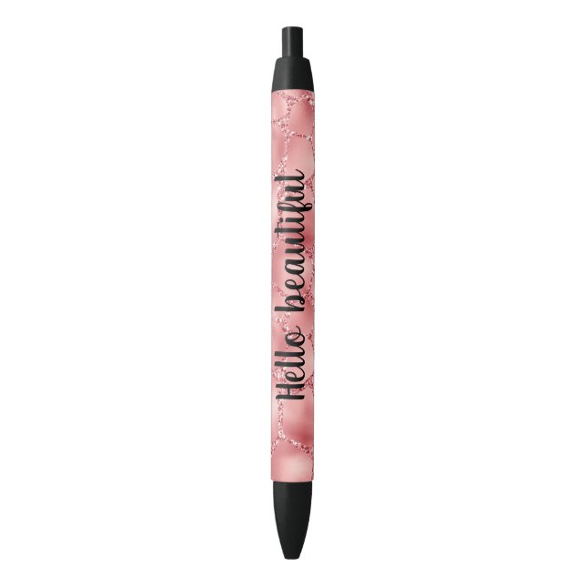 Stylo Noir Girls rose brillant Parties scintillant Giraffe Im (devant Vertical)