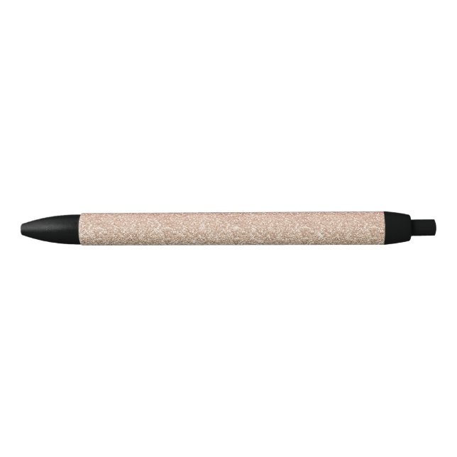 Stylo Noir Girly Blush Rose Gold Blue ombre (Devant)