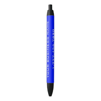 Stylo Noir GMF bleu personnalisé