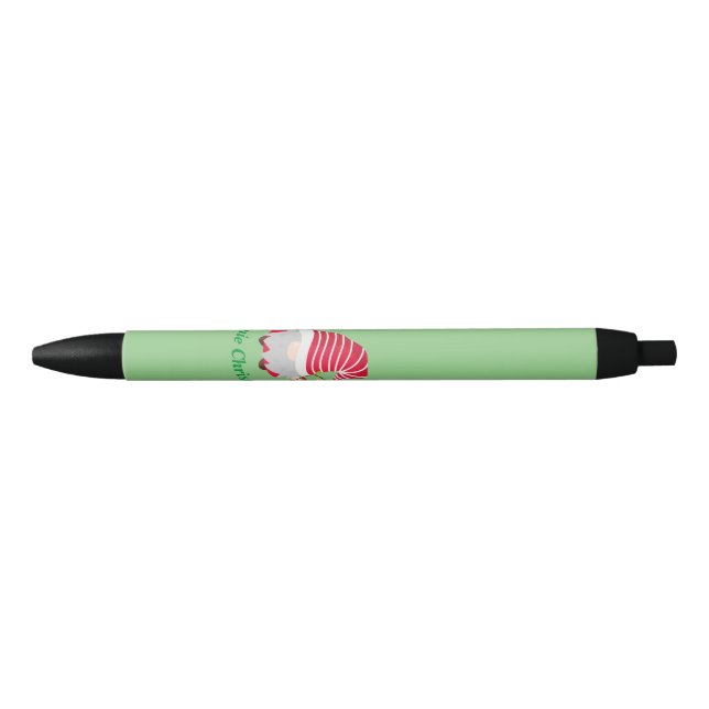 Stylo noir Gnomie Noël (Devant)