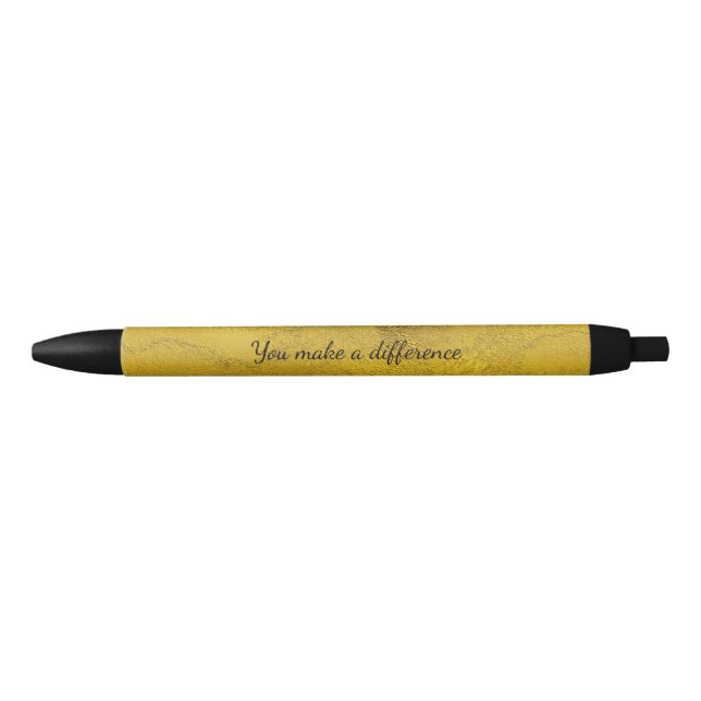 Stylo Noir Gold Vous faites un devis différent (Devant)