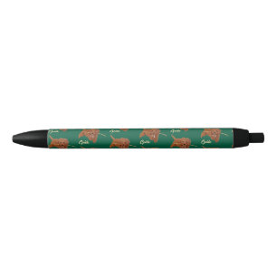 Stylo Noir Goldie Golden Doodle Vert