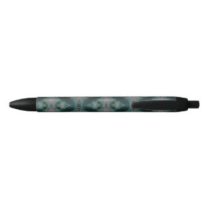 Stylo Noir Graphique géométrique Turquoise moderne