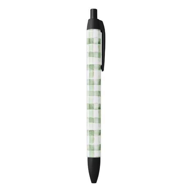 Stylo Noir Green White Plaid Stripes (Bas (Vertical))