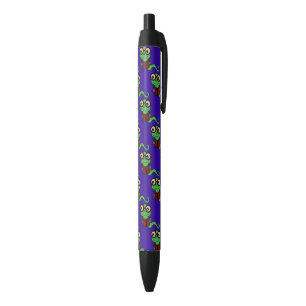 Stylo Noir Happy Bookworm Purple