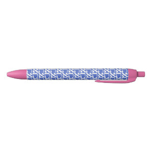 Stylo Noir Hébreu Aleph Tav White
