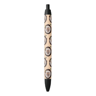 Stylo Noir hérisson doux et adorable