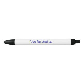 Stylo Noir I Am Manifesting Pen