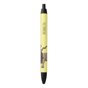 Stylo Noir Illustration de chèvre de Markhor