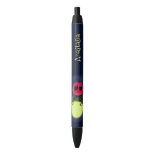 Stylo Noir Illustration d'une luciole à éclair mignon
