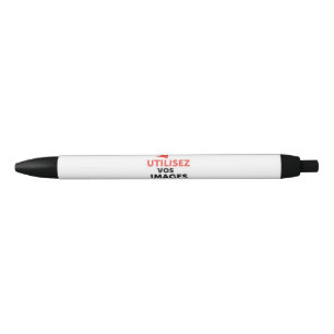 Stylo Noir Imprimez vos conceptions en ligne en français