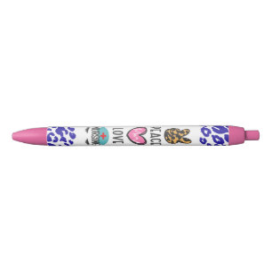 Stylo Noir Infirmière en design minimaliste