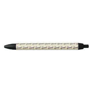 Stylo noir inspiré par la Grèce mycénienne