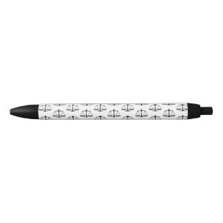 Stylo Noir Ipsa Loquitur Scales de la justice