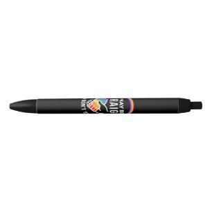 Stylo Noir Je peux être hétéro mais je ne déteste pas la fier