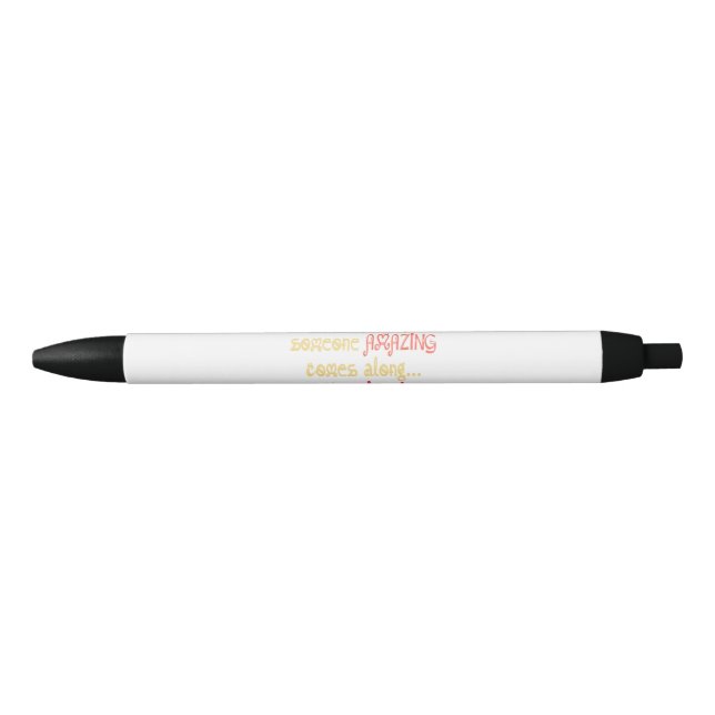 Stylo Noir Je suis Extraordinaire Drôle Motivationnel Citatio (Devant)