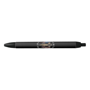 Stylo Noir Jésus est mon sauveur Trump est mon président 2024