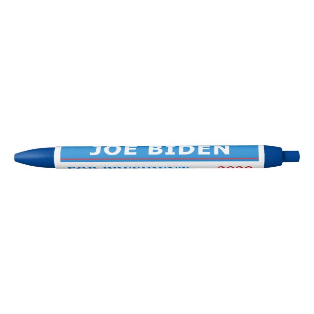 Stylo Noir Joe Biden pour le président 2020 (Devant)