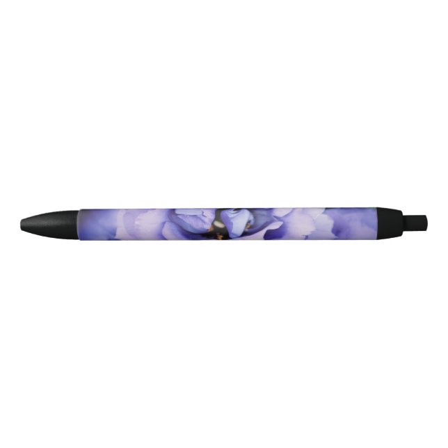Stylo Noir Jolie Fleur de Périwinkle (Devant)