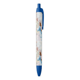 Stylo Noir Jolies Anges Avec Cloche