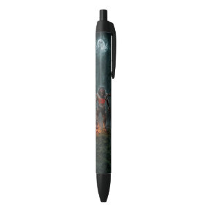 Stylo Noir Joueur de football Loup-Garou Halloween Horreur Ar