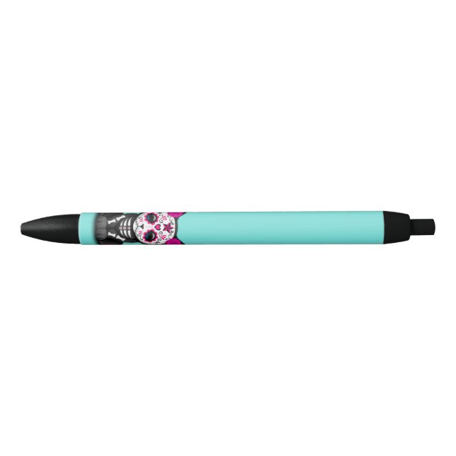 Stylo Noir Jour rose du chaton mort (Devant)