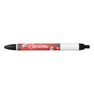 Stylo Noir Joyeux Noël
