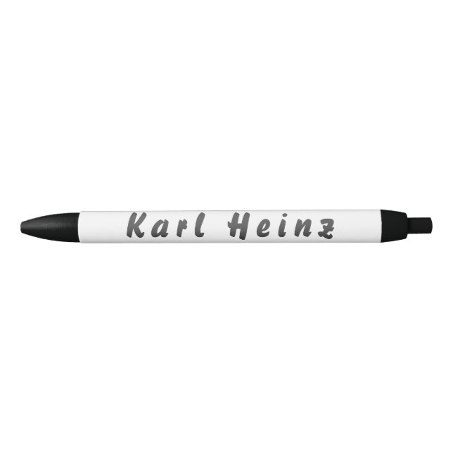 Stylo Noir Karl Heinz (Devant)