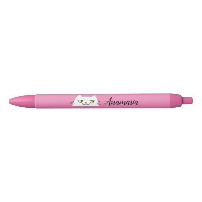 Stylo Noir Kawaii Pink (Devant)