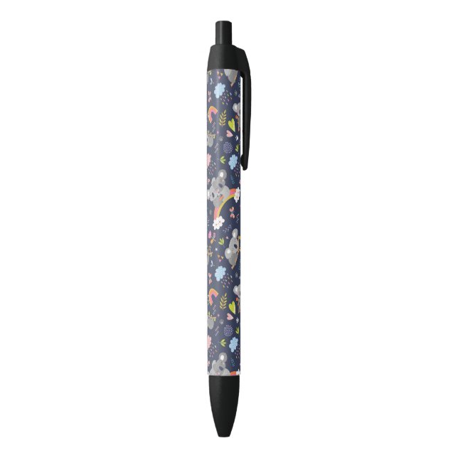 Stylo Noir Koala Rainbow Love Motif (Bas (Vertical))