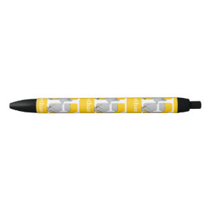 Stylo Noir L'ABC de Dr Seuss : Lettre E - Blanc Ajoutez vot