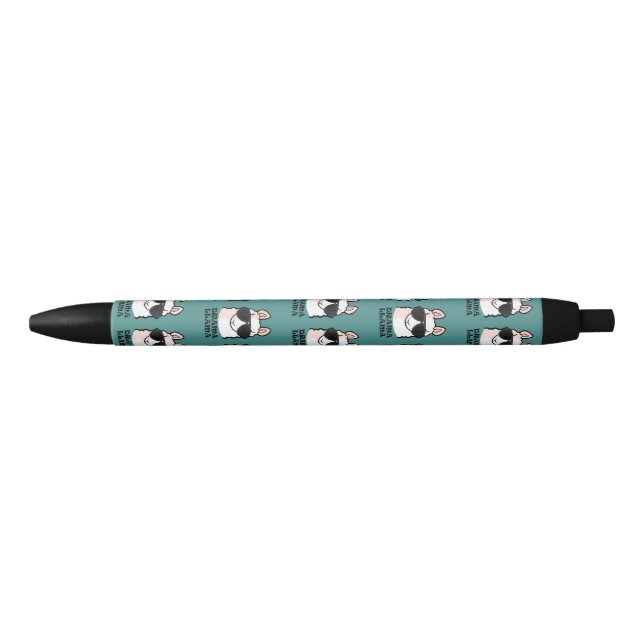 Stylo Noir Lama de drame (Devant)