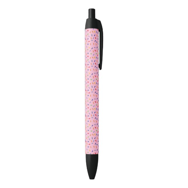 Stylo Noir L'Arc-en-ciel arrose pâle Confetti coloré (Bas (Vertical))