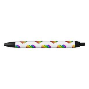 Stylo Noir Le cœur sculptural tridimensionnel de SlipperyJoe