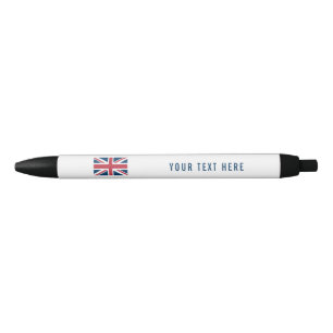 Stylo Noir Le drapeau britannique Union Jack